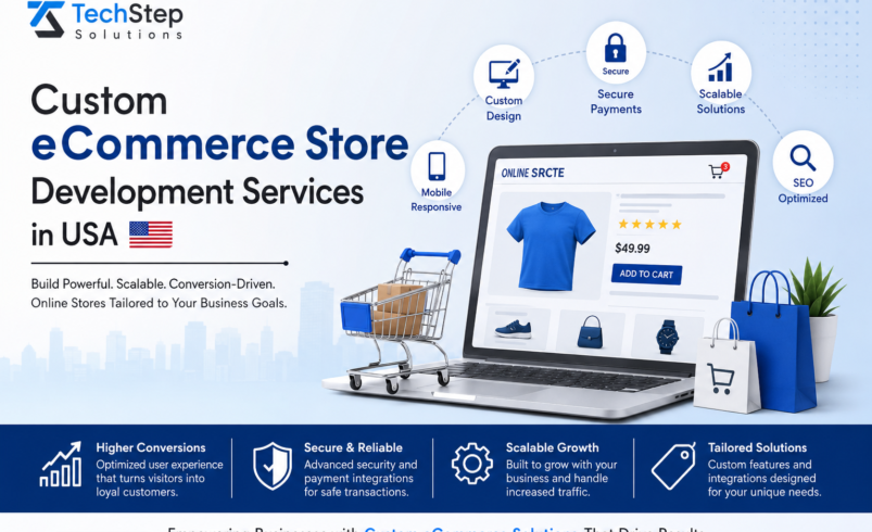 Custom eCommerce Store Development Services in USA for Scalable Online Growth