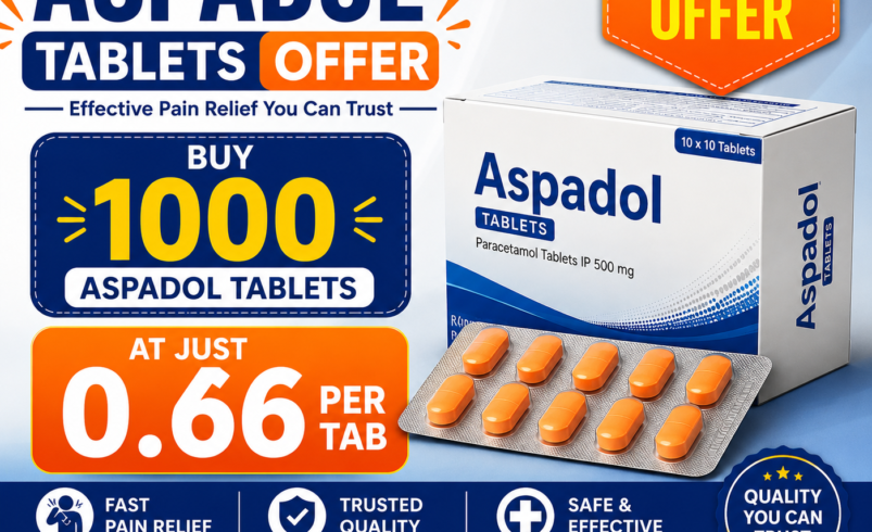 Aspadol Tablet for Shoulder Pain: Relief for Stiffness and Muscle Strain