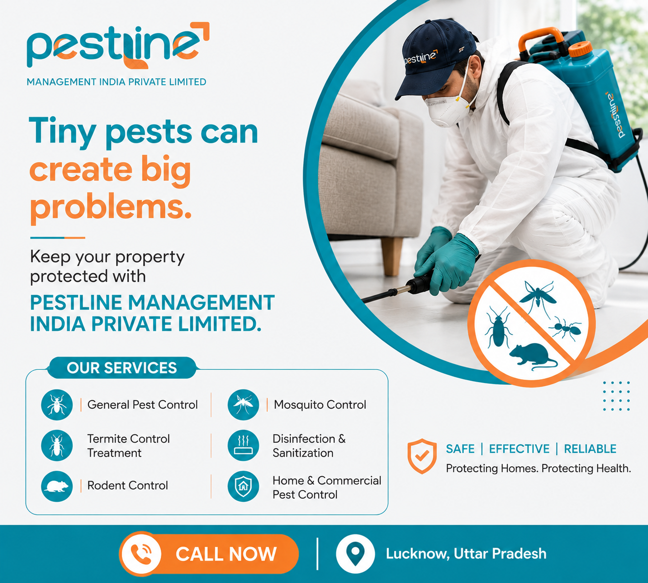 How Professional Pest Control Helps Protect Homes and Businesses in Lucknow