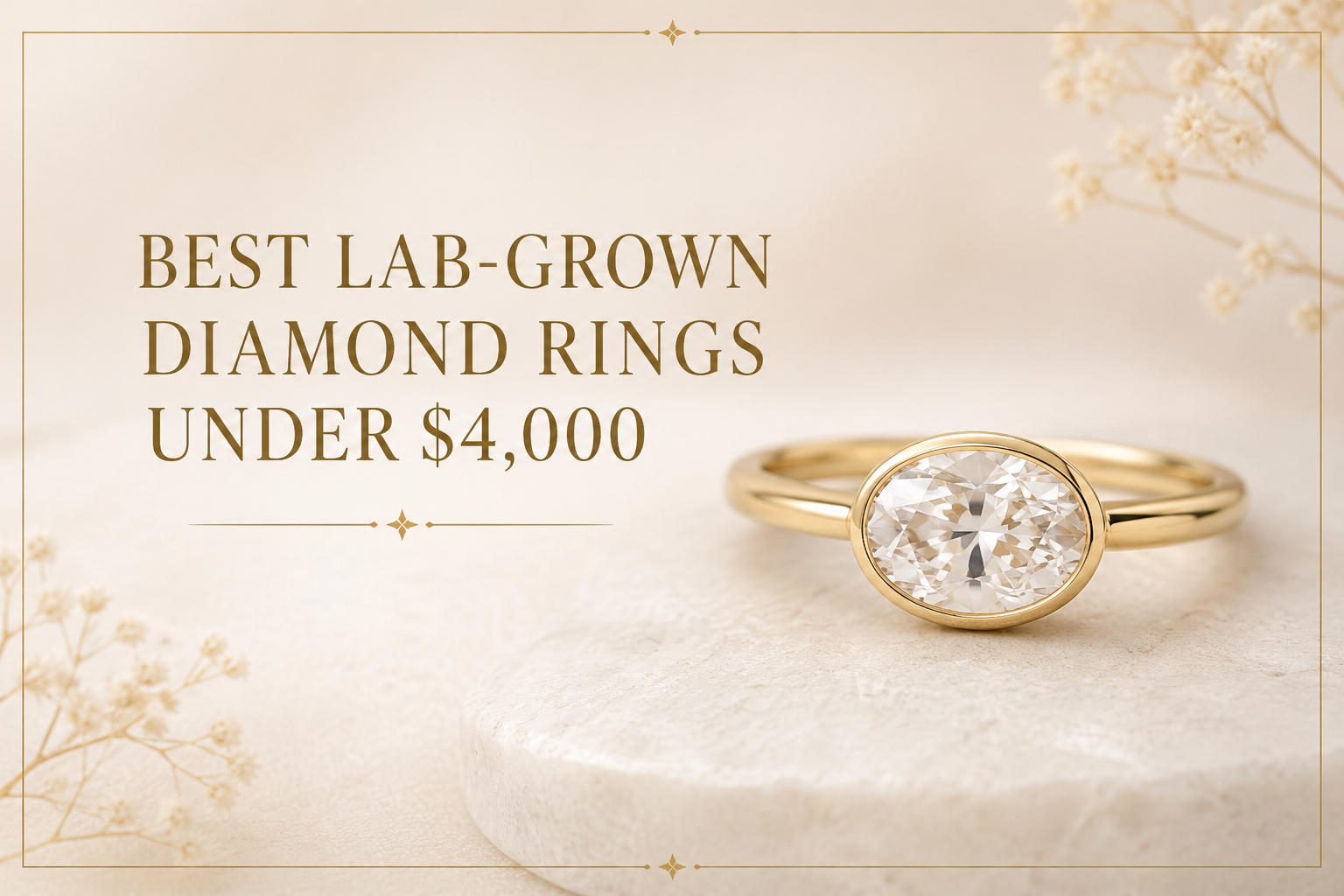 Find Your Perfect Lab-Grown Diamond Ring Under $4,000