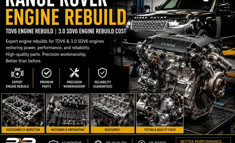 TDV6 Engine Rebuild, 3.0 SDV6 Engine Rebuild Cost, Range Rover Engine Rebuild