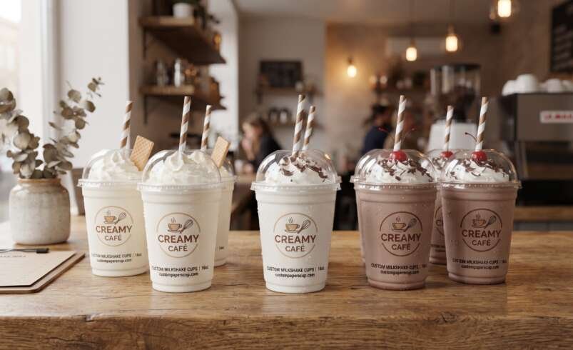 Custom Milkshake Cups for Your Drink Shop