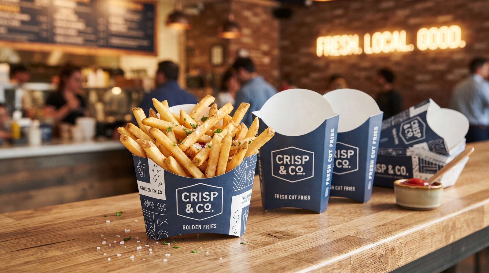 Premium Custom French Fries Boxes for Packaging