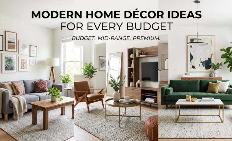 Modern Home Décor Ideas for Every Budget