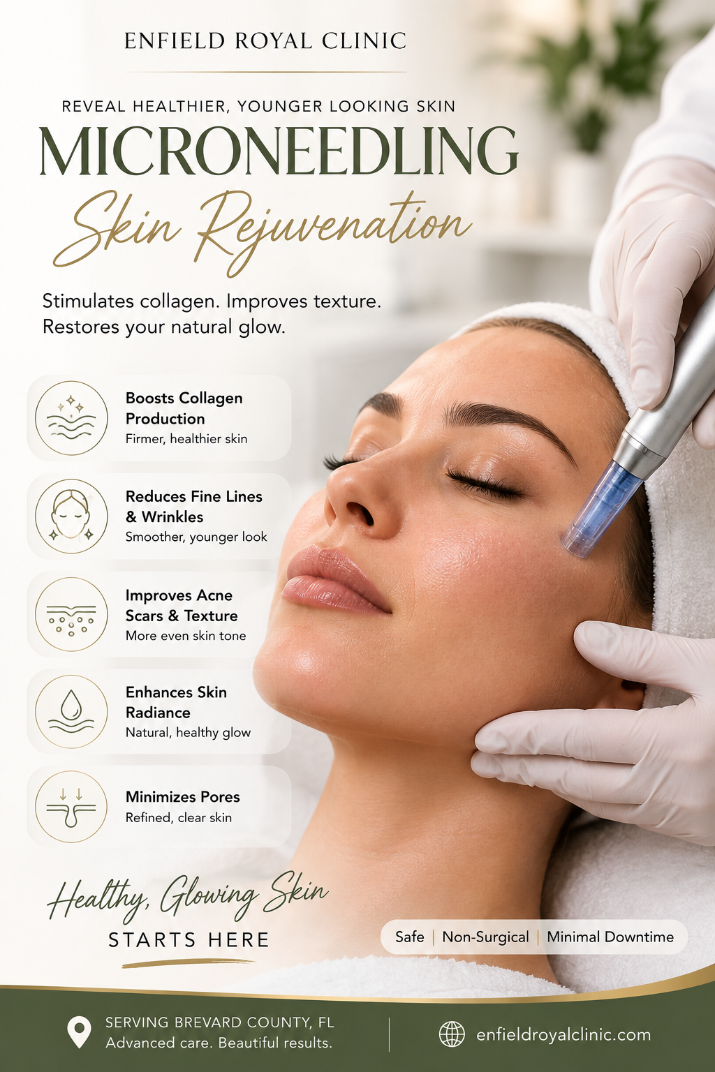 Microneedling in Melbourne, FL: The Science of Collagen Induction and Skin Renewal