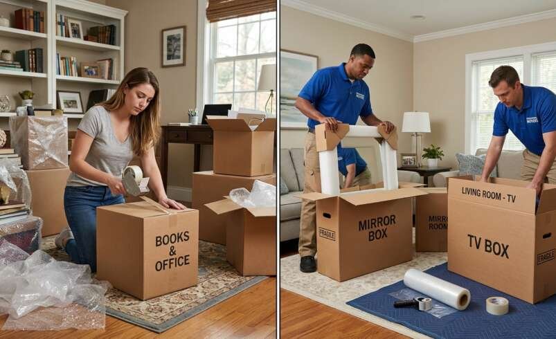 Packing Yourself When Moving vs. Professional Packing: Which Option Is Better?
