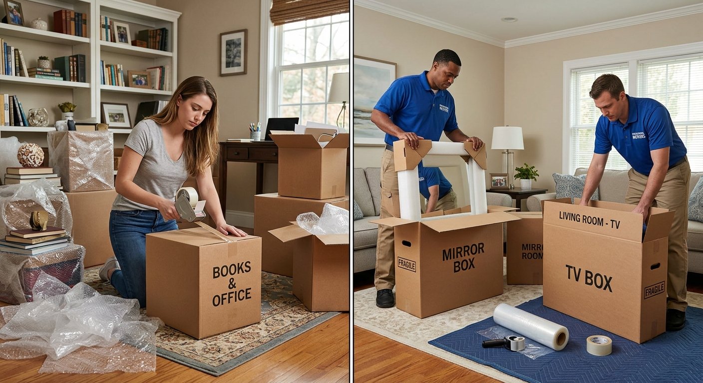 Packing Yourself When Moving vs. Professional Packing: Which Option Is Better?