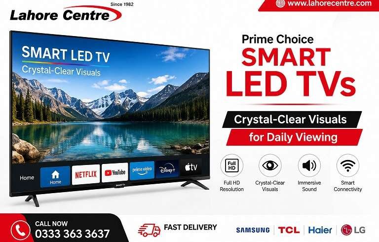 Prime Choice Smart LED TVs: Crystal-Clear Visuals for Daily Viewing