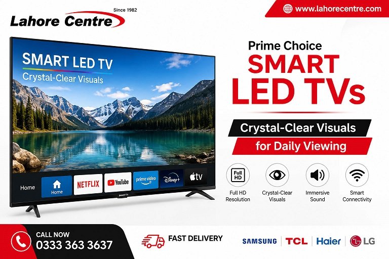 Prime Choice Smart LED TVs: Crystal-Clear Visuals for Daily Viewing