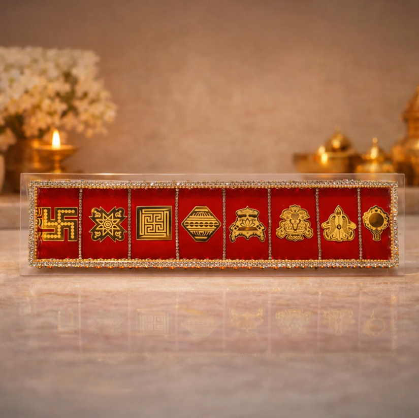 Jain Ashtamangala Frames for Home – A Divine Choice from Jain Sattva