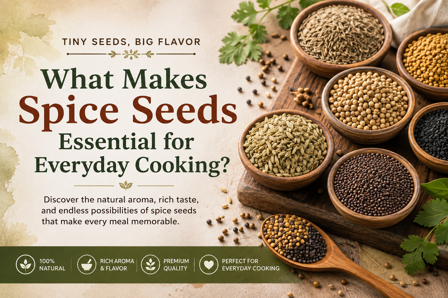 What Makes Spice Seeds Essential for Everyday Cooking?