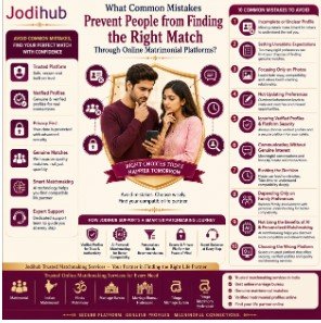 What Common Mistakes Prevent People from Finding the Right Match Through Online Matrimonial Platforms