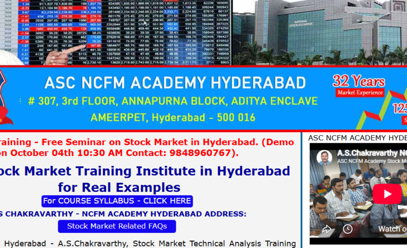 Best stock market training in hyderabad