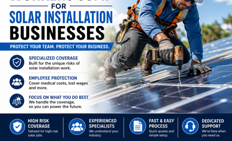 Workers’ Compensation for Solar Installers: Essential Coverage Guide
