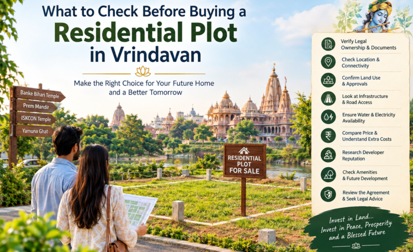 What to Check Before Buying a Residential Plot in Vrindavan