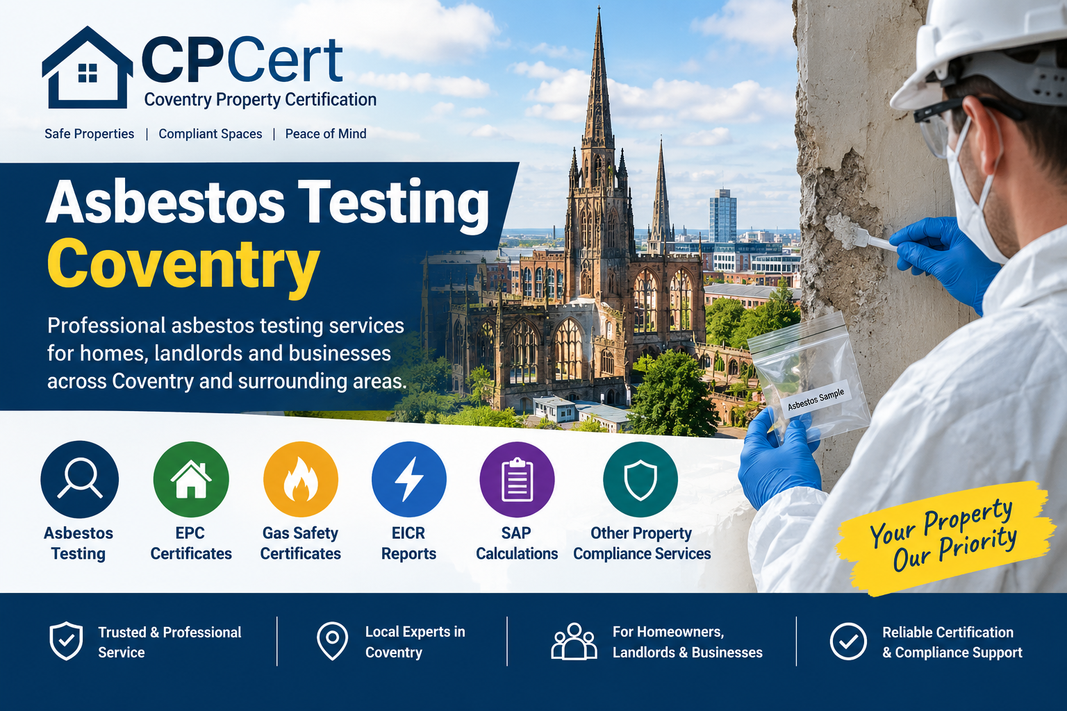 Asbestos Testing Coventry | Professional Property Check