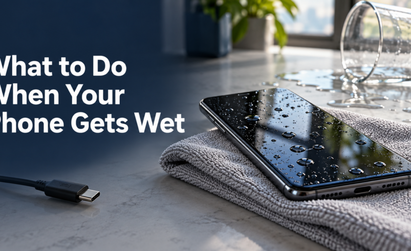 Wet Phone Help and What to Do Before a Repair