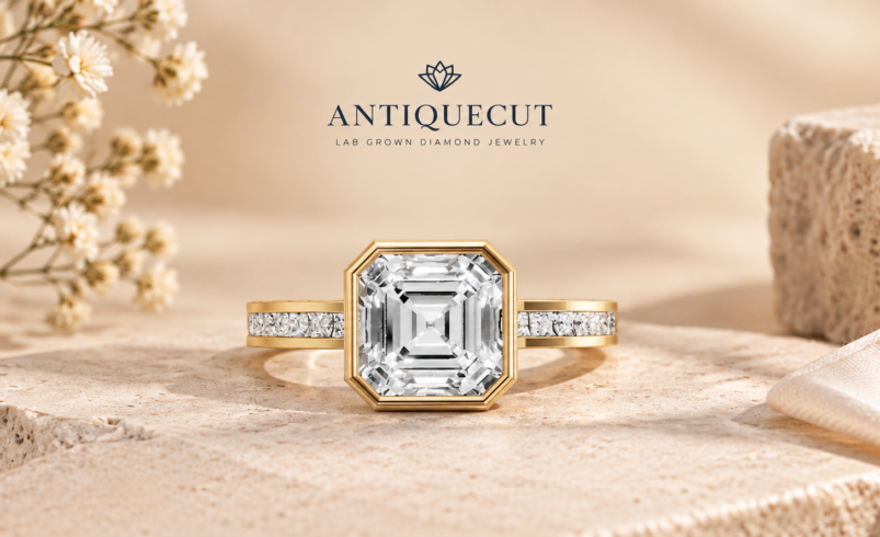 Bezel Solitaire Engagement Ring: Simple and Stylish