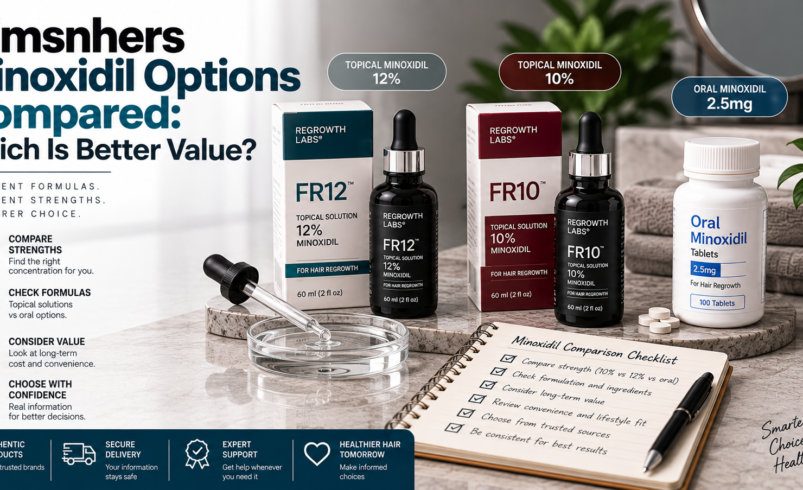 Himsnhers Minoxidil Options Compared: Which Is Better Value?