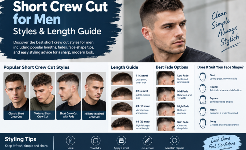 How to Ask Your Barber for a Crew Cut