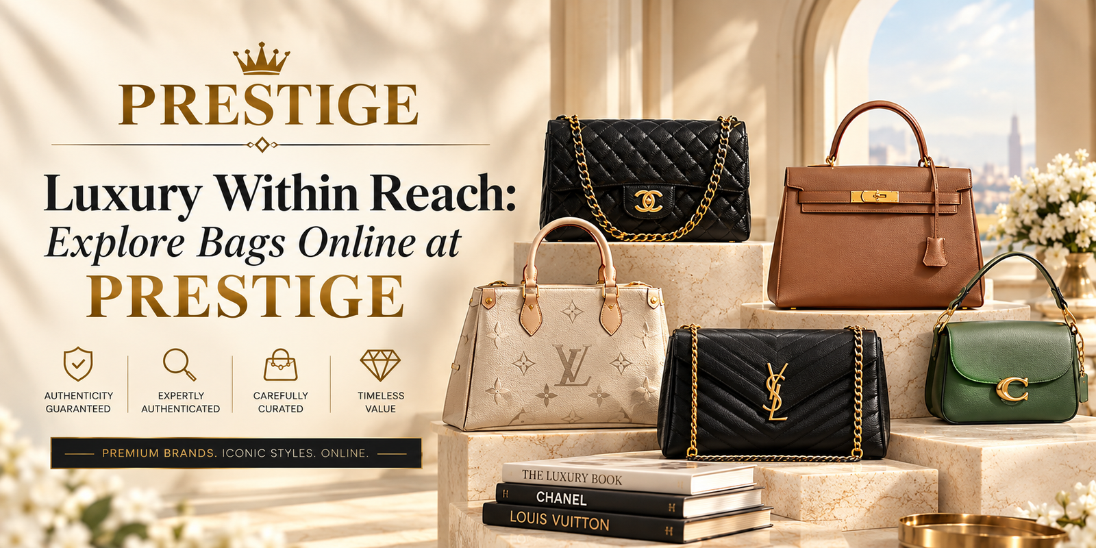 Luxury Within Reach: Explore Bags Online at PRESTIGE