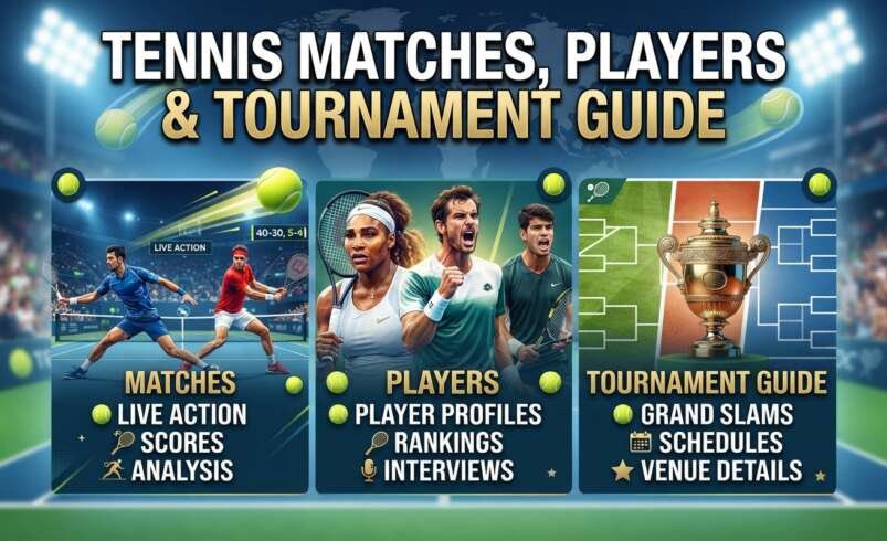 Tennis Matches, Players & Tournament Guide