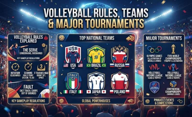 Volleyball Rules, Teams & Major Tournaments