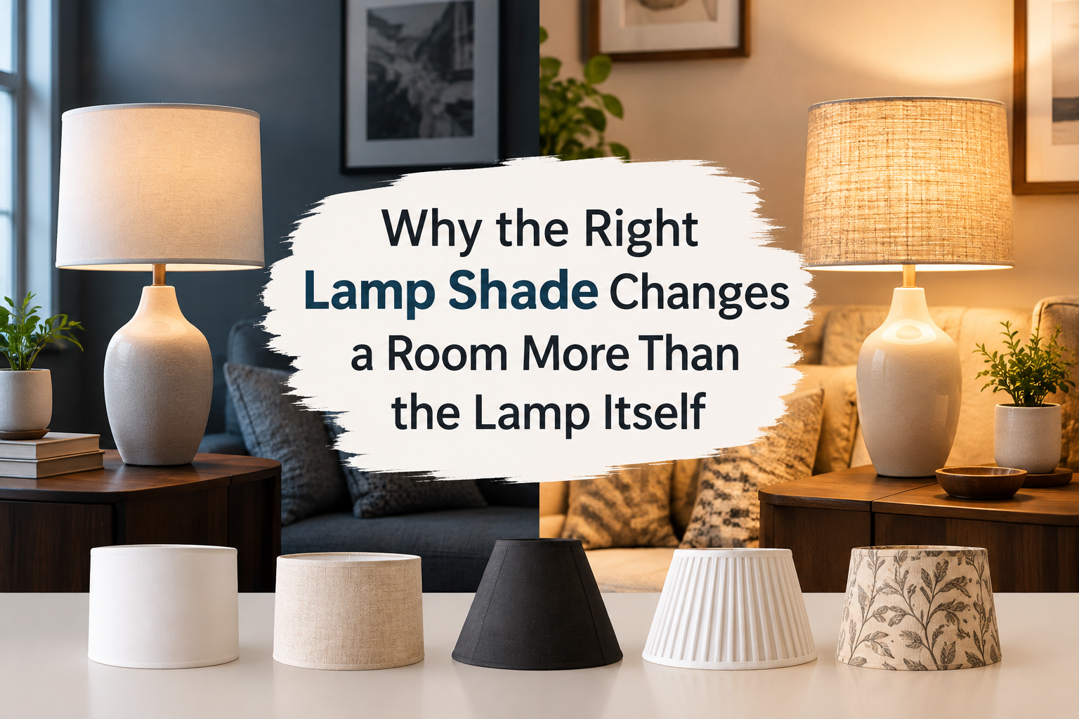 Why the Right Lamp Shade Changes a Room More Than the Lamp Itself