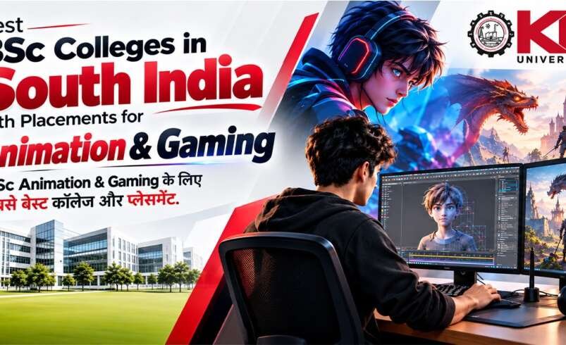 Best BSc colleges in South India with placements for Animation & Gaming