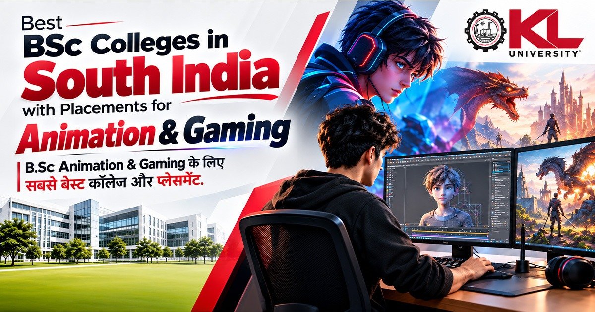 Best BSc colleges in South India with placements for Animation & Gaming