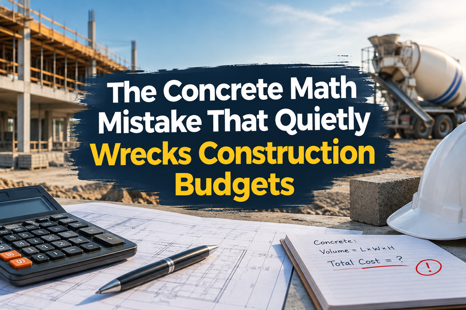 The Concrete Math Mistake That Quietly Wrecks Construction Budgets