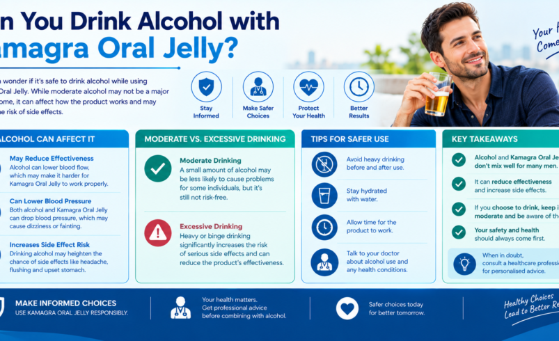 Can You Drink Alcohol with Kamagra Oral Jelly?