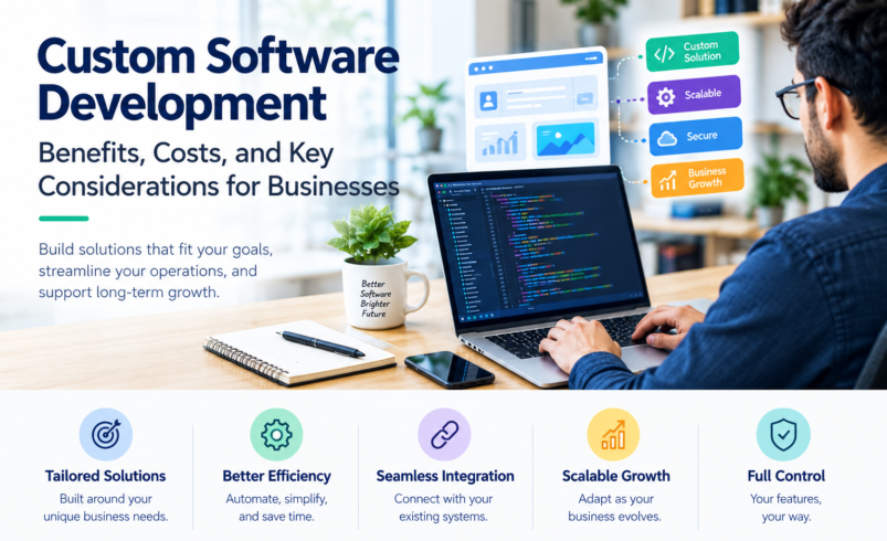 Custom Software Development: Benefits, Costs, and Key Considerations for Businesses