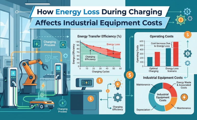 How Energy Loss During Charging Affects Industrial Equipment Costs