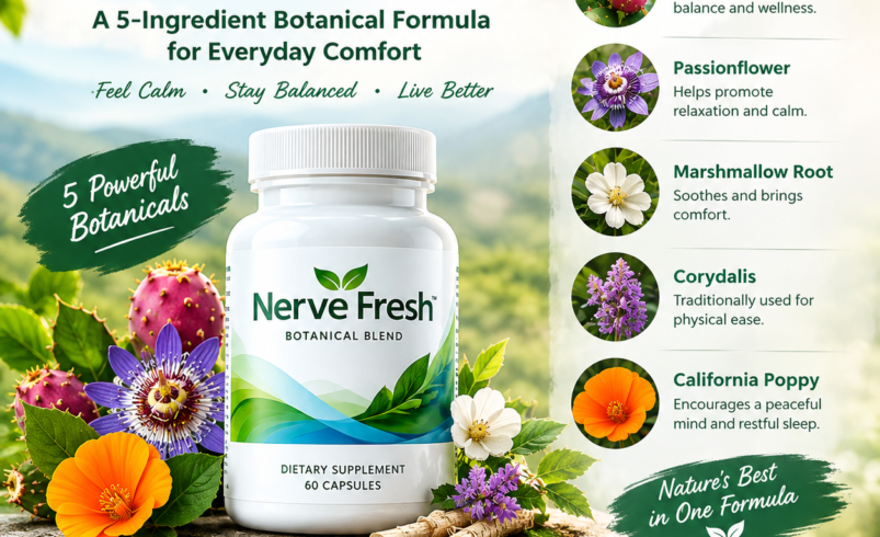 Nerve Fresh: Exploring Its 5-Ingredient Botanical Formula & Current Offer
