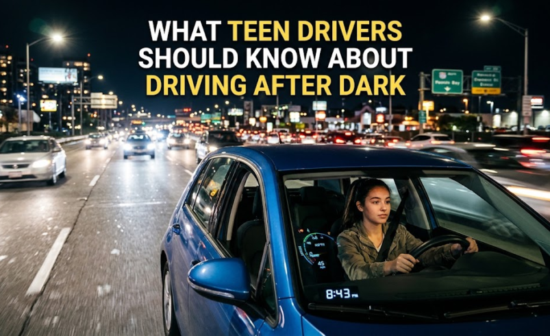 What Teen Drivers Should Know About Driving After Dark